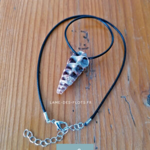 Collier coquillage "jardin secret"