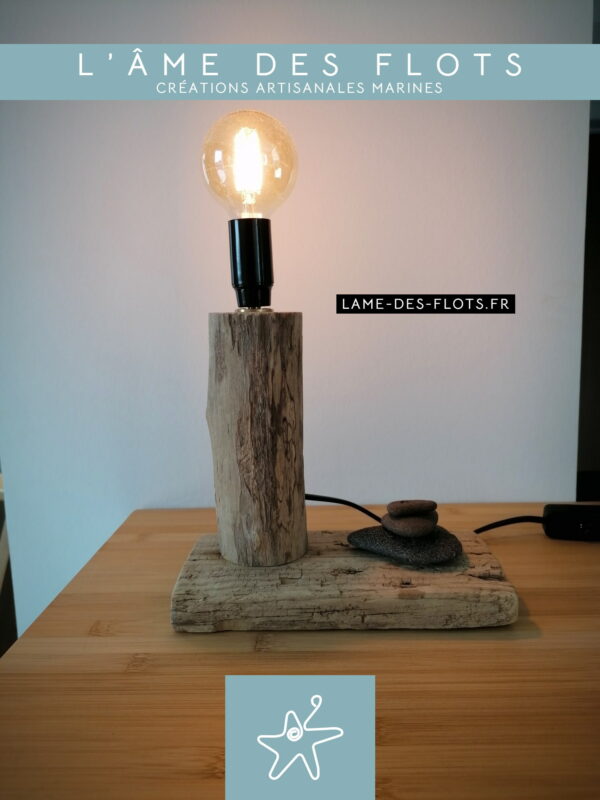 Duo de lampe bois flotté – Image 2